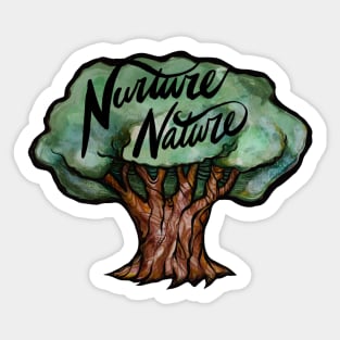 Nurture Nature Sticker